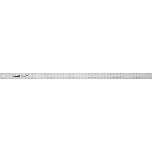 Heavy-Duty Straight Edge, 48" L, Aluminum, 1" Graduations Fastek