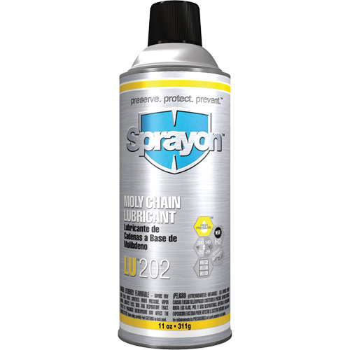 LU202 Moly Chain Lubricant, Aerosol Can Fastek