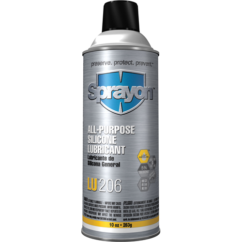 LU206 All-Purpose Silicone Lubricant, Aerosol Can Fastek