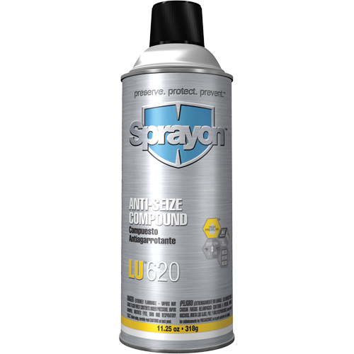 LU620 Anti-Seize Compound, 454 g, Aerosol Can, 2200°F (1204°C) Max. Temp Fastek