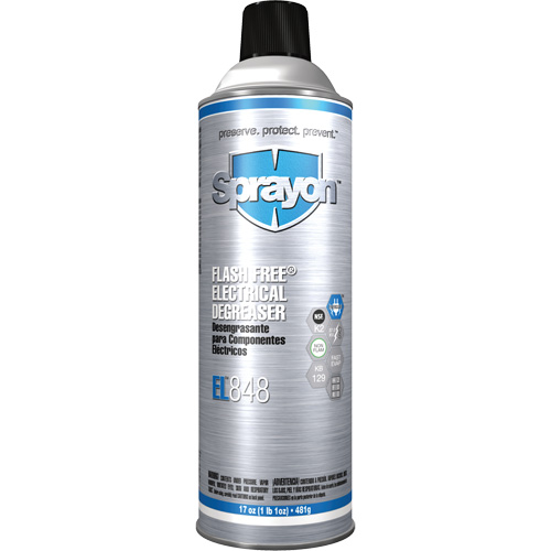 EL848 Flash Free&reg; Electrical Degreaser, Aerosol Can Fastek