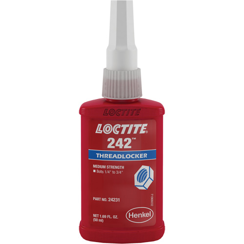 Threadlocker 242 , Blue, Medium, 50 ml, Bottle Fastek