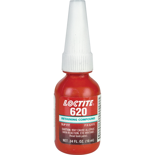 Retaining Compound 620 High Temperature, 10 ml, Bottle, Green Fastek