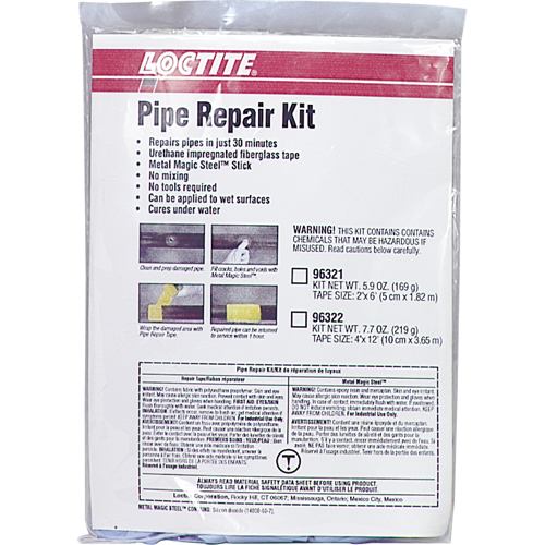 Pipe Repair Kits, Tape, 2" x 6', -17.7° C - 121° C/0° F - 250° F Fastek