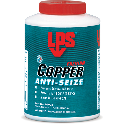Copper Anti-Seize, 1 lbs., Bottle, 1800°F (982°C) Max Temp. Fastek