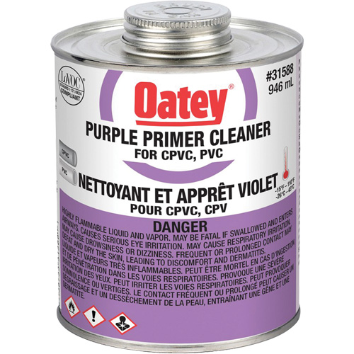 Purple Primer/Cleaner, 946 ml, Brush Top Can Fastek