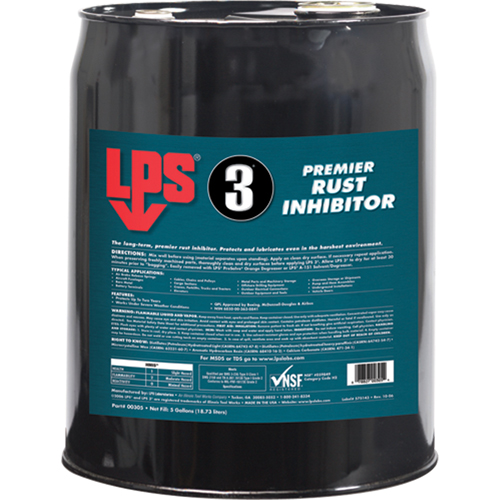 3&reg; Premier Rust Inhibitor, Pail Fastek