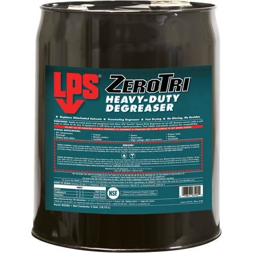 ZeroTri&reg; Heavy-Duty Degreaser, Pail Fastek