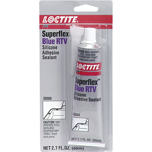 Superflex RTV Silicone Adhesive Sealant, Tube, Blue Fastek