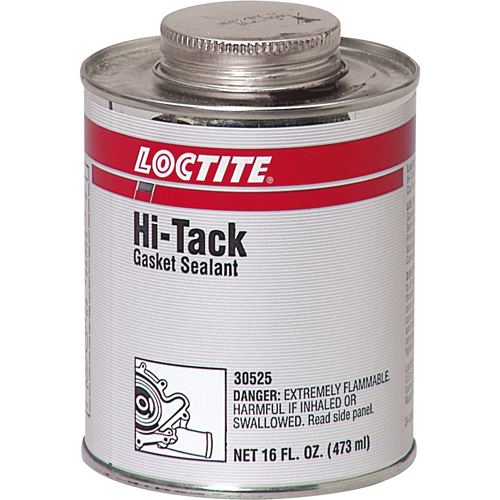 Hi-Tack Gasket Sealant, Brush Can, Red Fastek