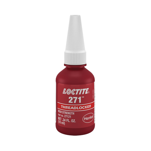 Threadlocker 271 , Red, High, 10 ml, Bottle Fastek
