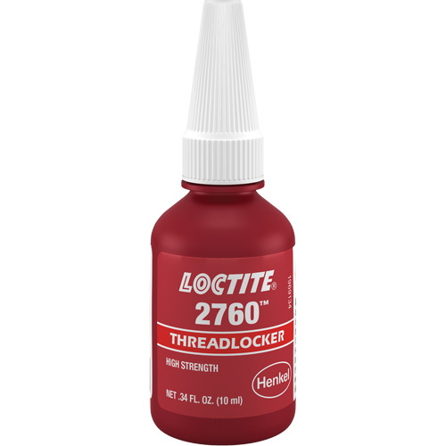 Threadlocker 2760 Instant Adhesive, Red, High, 10 ml, Bottle Fastek