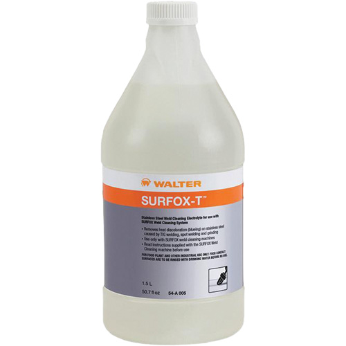SURFOX-T Weld Cleaner, 1.5 L, Bottle Fastek
