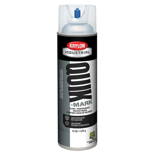 Industrial Quik-Mark Solvent-Based Inverted Marking Paint, 15 oz., Aerosol Can Fastek