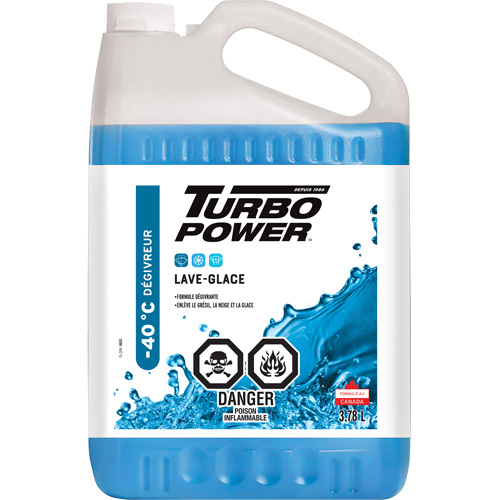 Turbo Power&reg; All-Season Windshield Washer Fluid, Jug, 3.78 L Fastek