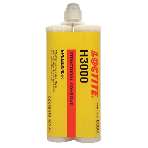 H3000 General Purpose Structural Adhesives, Two-Part, Dual Cartridge, 400 ml, Cream Fastek