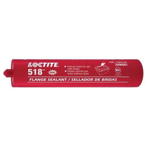 518 Flange Sealant, Cartridge, Red Fastek