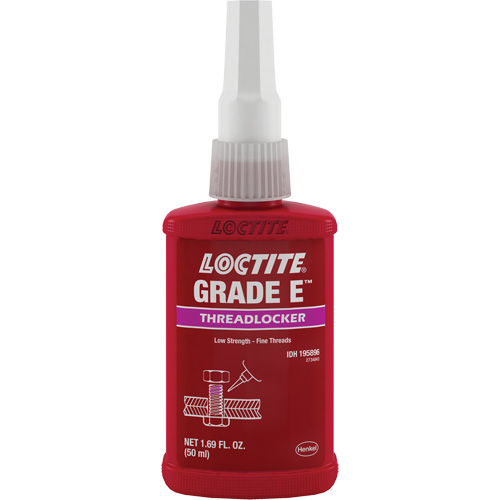 Threadlocker 080 Grade E, Purple, Low, 50 ml, Bottle Fastek