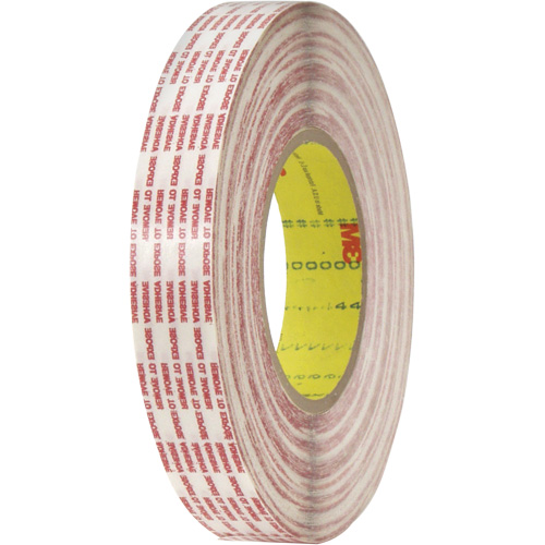 Ruban double face, Polypropyl&egrave;ne, 13 mm (1/2") la x 110 m (360') lo, 6 mils &eacute;pais Fastek