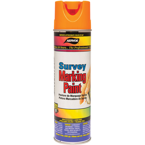 Solvent-Based Marking Paint, 17 oz., Aerosol Can Fastek