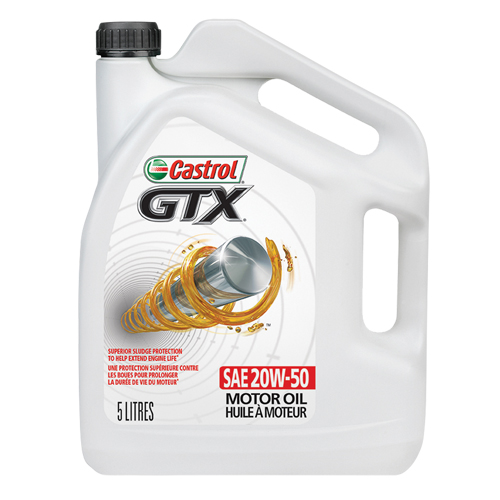 GTX&reg; 10W50 Motor Oil, 5 L, Jug Fastek