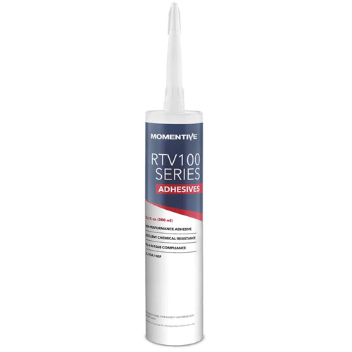 Momentive Silicone Sealant, Cartridge, Clear Fastek