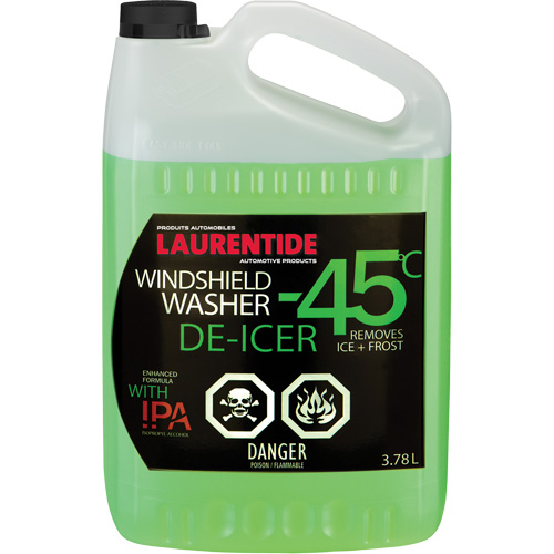 Laurentide Windshield Washer & De-Icer, Jug, 3.78 L Fastek