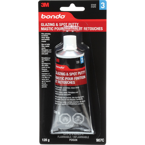 Mastic pour retouches et glaçage Bondo, 4,5 oz., Tube Fastek