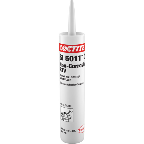Superflex&reg; SI 5011CL Non-Corrosive RTV Silicone, Cartridge, Clear Fastek