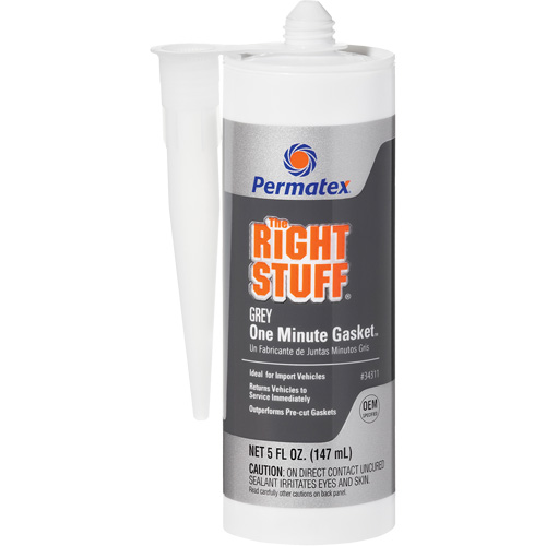 The Right Stuff&reg; Instant Gasket Maker, Cartridge, Grey Fastek