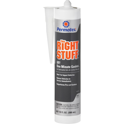 The Right Stuff&reg; Instant Gasket Maker, Cartridge, Grey Fastek