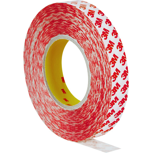 Ruban adh&eacute;sif double face, Polyester, 25 mm (0,98") la x 50 m (164') lo, 8 mils &eacute;pais Fastek
