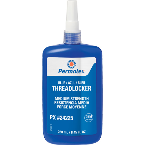 Threadlocker, Blue, Medium, 250 ml, Bottle Fastek