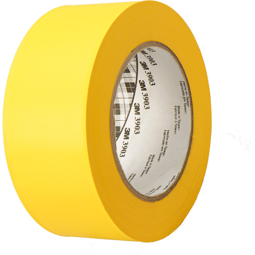 3903 Vinyl Duct Tape, 49" (4.08') W x 46 m (151') L, 6.5 mils, Yellow Fastek
