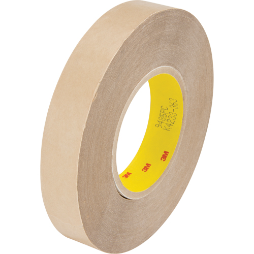 3M 9485PC Adhesive Transfer Tape, 25.4 mm (1") W x 4.2 mils Fastek