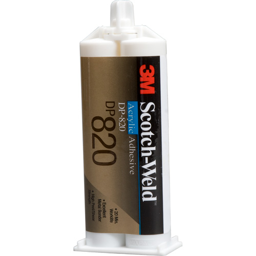 Scotch-Weld Acrylic Adhesive, Two-Part, Dual Cartridge, 400 ml, Off-White Fastek