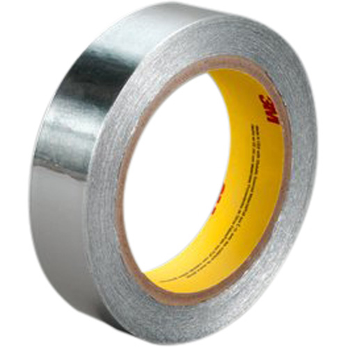 Aluminum Foil Tape, 3.1 mils Thick, 48 mm (1-7/8") x 55 m (180') Fastek