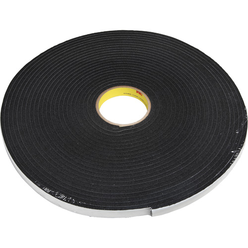 Double-Coated Foam Tape, 33 m (108') L x 12.7 mm (1/2") W, 62 mils, Polyethylene Fastek