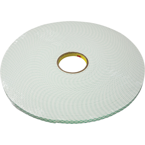 Double-Coated Urethane Foam Tape, 16.5 m (54') L x 25.4 mm (1") W, 25 mils, Urethane Fastek