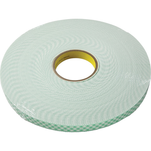Double-Coated Foam Tape, 33 m (108') L x 18 mm (3/4") W, 62.5 mils, Urethane Fastek
