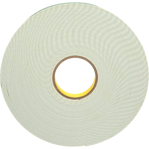 Double-Coated Foam Tape, 33 m (108') L x 25.4 mm (1") W, 62 mils, Urethane Fastek