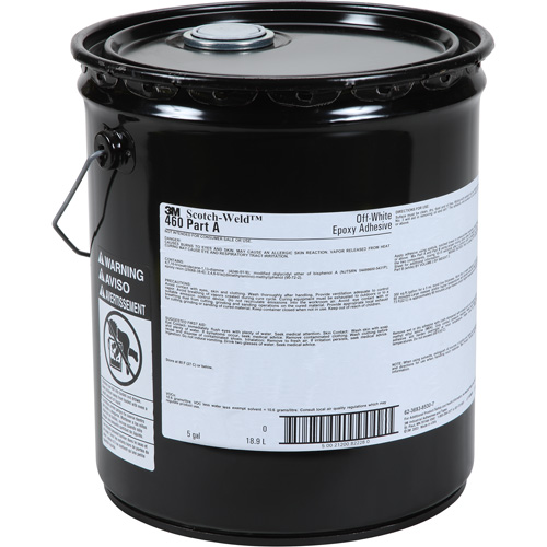 Scotch-Weld Adhesive, 5 gal., Pail, Two-Part, Off-White Fastek