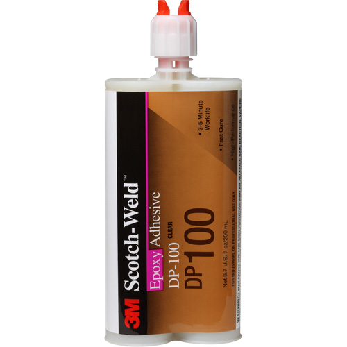 Scotch-Weld Adhesive, 200 ml, Cartridge, Two-Part, Translucent Fastek
