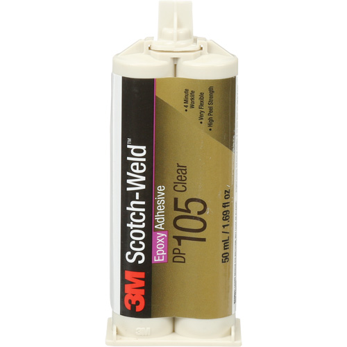 Scotch-Weld Adhesive, 1.7 fl. oz., Cartridge, Two-Part, Translucent Fastek