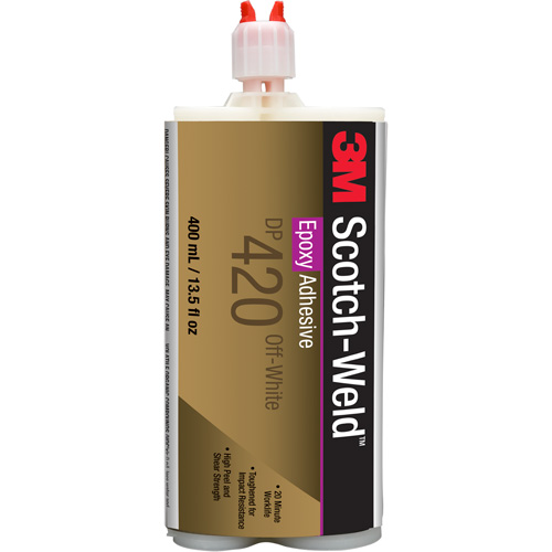 Scotch-Weld Adhesive, 400 ml, Cartridge, Two-Part, Off-White Fastek