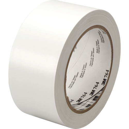 Ruban en vinyle pour travaux g&eacute;n&eacute;raux 764, 25,4 mm (1") la x 32,9 m (108') lo, 5 mils, Blanc Fastek
