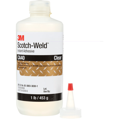 Scotch-Weld Instant Adhesive CA5, Clear, Bottle, 1 lbs. Fastek