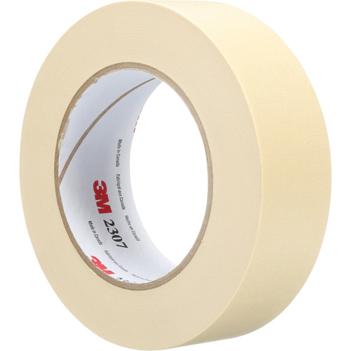 2307 Masking Tape, 36 mm (1-1/2") x 55 m (180'), Tan Fastek