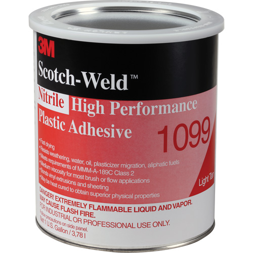 Plastic Adhesive, 1 gal., Can, Lavender Fastek