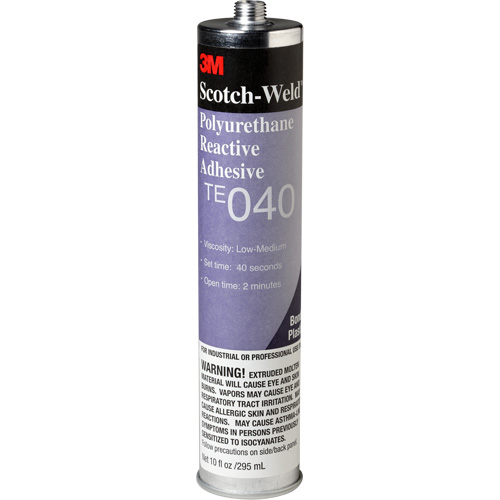 Scotch-Weld PUR Adhesive, 10 oz., Cartridge, Clear Fastek
